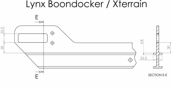 Lynx Boondocker / Xterrain - Bakaxelförstärkning för snöskoter, VT13585 - Bild 3