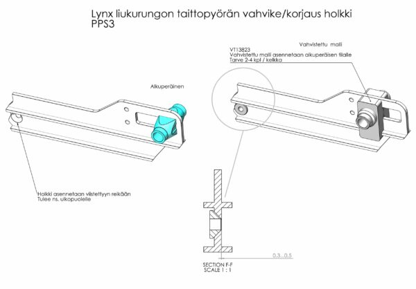 Lynx PPS3 bakaxelförstärkning, VT13823 - Bild 4